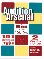 Audition Arsenal for Men in their 30's