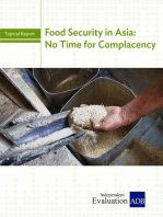 Food Security in Asia: No Time for Complacency