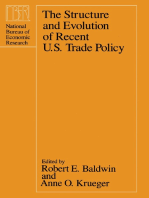 The Structure and Evolution of Recent U.S. Trade Policy