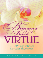Bringing Back Virtue: 30 Day Women's Devotional
