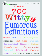 Over 700 Witty & Humorous definitions