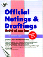 Official Notings & Draftings (English & Hindi)