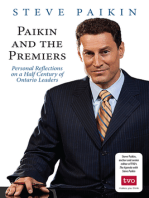 Paikin and the Premiers: Personal Reflections on a Half-Century of Ontario Leaders