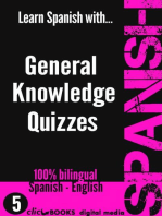 Learn Spanish with General Knowledge Quizzes #5: SPANISH - GENERAL KNOWLEDGE WORKOUT, #5