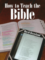How To Teach the Bible: How To Teach Scripture, #1
