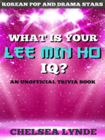 What is Your Lee Min Ho IQ?: Korean Pop and Drama Stars, #1