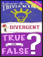 Divergent Trilogy - True or False? & Trivia King!: GWhizBooks.com