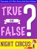 The Night Circus - True or False?: GWhizBooks.com