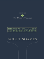 Philosophical Analysis in the Twentieth Century, Volume 1: The Dawn of Analysis