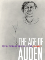 The Age of Auden: Postwar Poetry and the American Scene