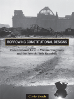 Borrowing Constitutional Designs: Constitutional Law in Weimar Germany and the French Fifth Republic