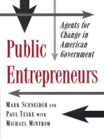Public Entrepreneurs: Agents for Change in American Government