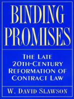 Binding Promises: The Late 20th-Century Reformation of Contract Law