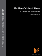 The Idea of a Liberal Theory: A Critique and Reconstruction