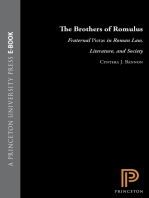 The Brothers of Romulus: Fraternal Pietas in Roman Law, Literature, and Society