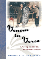 Venom in Verse: Aristophanes in Modern Greece