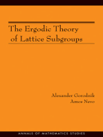 The Ergodic Theory of Lattice Subgroups (AM-172)
