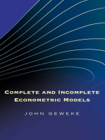 Complete and Incomplete Econometric Models