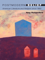 Postmodern Belief: American Literature and Religion since 1960