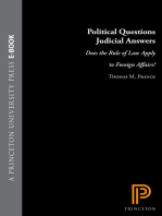 Political Questions Judicial Answers: Does the Rule of Law Apply to Foreign Affairs?