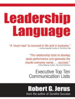 Leadership Language: Executive Top Ten Lists for Communication Success