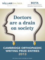 Doctors are a drain on society: Cambridge Orthopaedic Writing Prize