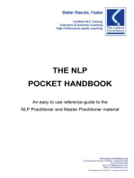 The NLP Pocket Handbook: An easy to use reference guide to the NLP Practitioner and Master Practitioner material