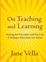 On Teaching and Learning: Putting the Principles and Practices of Dialogue Education into Action