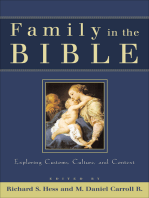 Family in the Bible: Exploring Customs, Culture, and Context