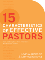 15 Characteristics of Effective Pastors: How to Strengthen Your Inner Core and Ministry Impact