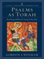 Psalms as Torah (Studies in Theological Interpretation): Reading Biblical Song Ethically