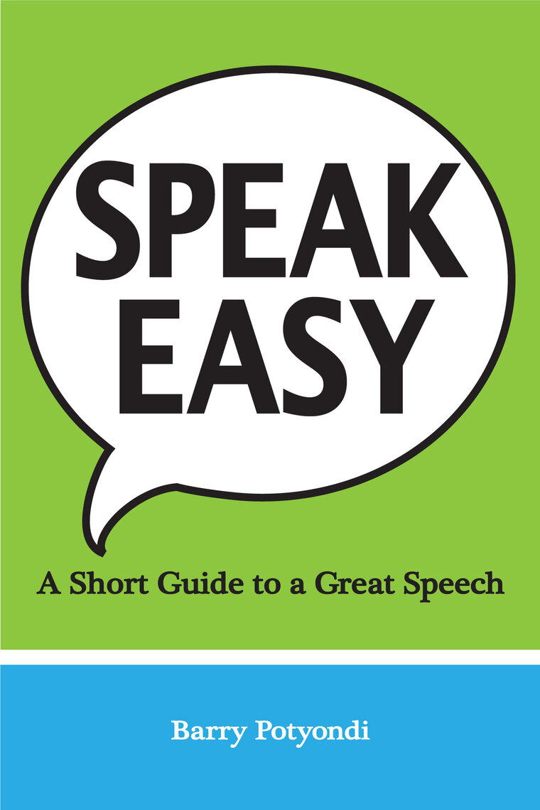 Speak Easy By Barry Potyondi Book Read Online