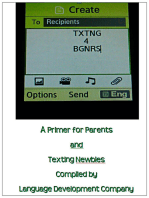 Txtng 4 Bgnrs