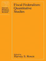 Fiscal Federalism: Quantitative Studies