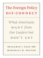 The Foreign Policy Disconnect: What Americans Want from Our Leaders but Don't Get