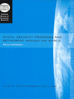 Social Security Programs and Retirement around the World: Micro-Estimation