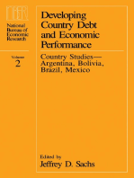 Developing Country Debt and Economic Performance, Volume 2: Country Studies--Argentina, Bolivia, Brazil, Mexico