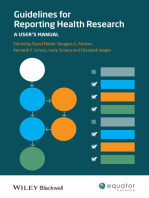 Guidelines for Reporting Health Research: A User's Manual