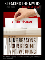 Nine Reasons Why Your Resume Isn't Working