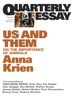 Quarterly Essay 45 Us and Them: On the Importance of Animals