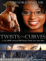 Twists and Curves - A Sexy BWWM Interracial BBW Romance Novella from Steam Books