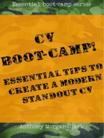 CV Boot-Camp! Essential Tips To Create A Modern Standout CV
