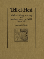 Tell el-Hesi: Modern Military Trenching and Muslim Cemetery in Field I (Strata I-II)