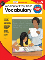 Vocabulary, Grade 5