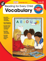 Vocabulary, Grade 1