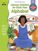 Literacy Activities for Circle Time: Alphabet, Ages 3 - 6