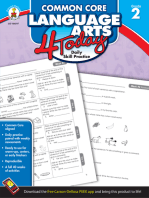 Common Core Language Arts 4 Today, Grade 2: Daily Skill Practice