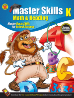 Math & Reading Workbook, Grade K