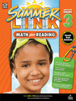 Math Plus Reading Workbook: Summer Before Grade 3