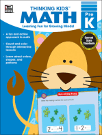 Thinking Kids’ Math, Grade PK